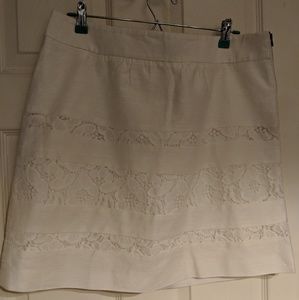 Ann Taylor Loft lace skirt